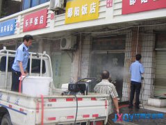 景德镇城管： 高压清洗机亮相瓷都