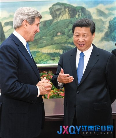 习近平会见克里：中美应尊重对方的发展道路