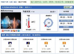 江西今年建成3个雾霾自动监测站 南昌天气6小时